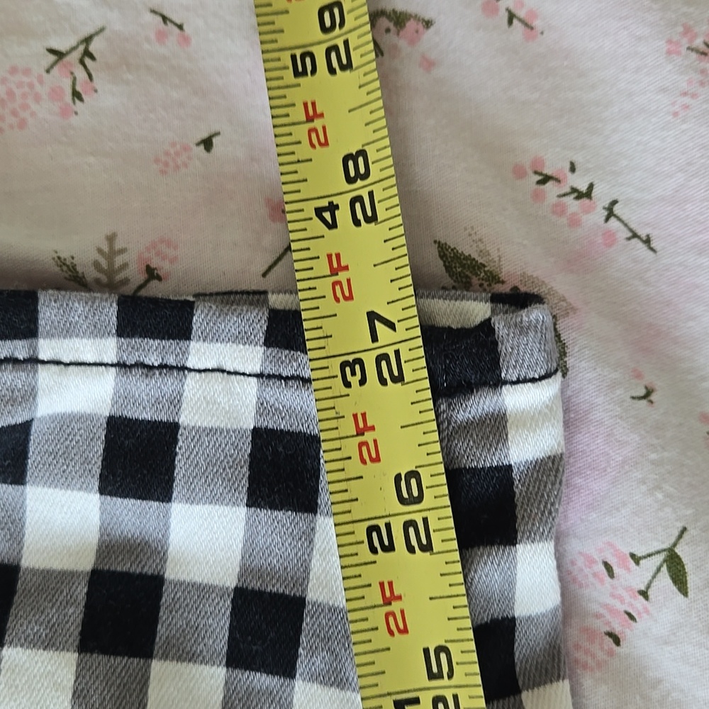 Chico's Black and White Checkered/gingham Chinos - Picture 8 of 10